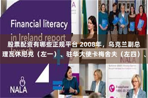 股票配资有哪些正规平台 2008年，乌克兰副总理瓦休尼克（左一）、驻华大使卡梅舍夫（左四）、